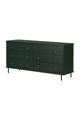 Modern European furniture - 6-Drawer Wooden Dresser - www.oroa.com