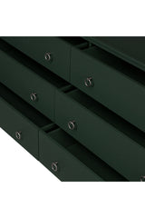 Modern European furniture - 6-Drawer Wooden Dresser - www.oroa.com