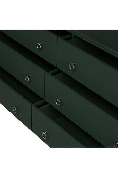 Modern European furniture - 6-Drawer Wooden Dresser - www.oroa.com