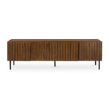 Modern European furniture - Solid Acacia 4-Door Media Cabinet - www.oroa.com