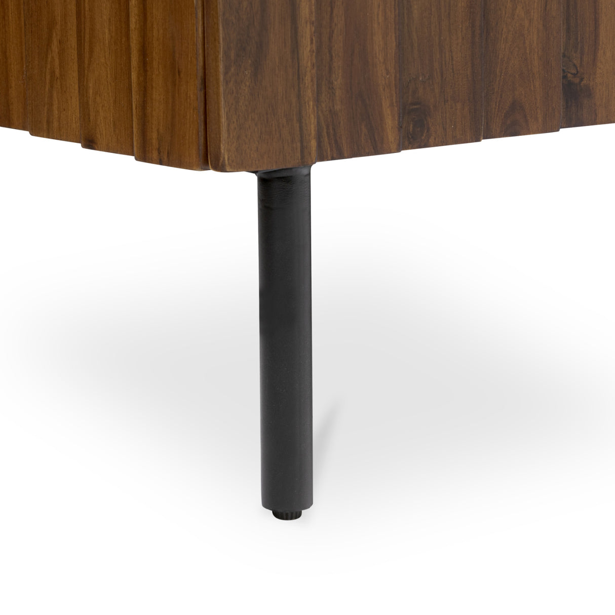 Modern European furniture - Solid Acacia 4-Door Media Cabinet - www.oroa.com