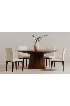 Walnut Veneer Oval Dining Table | Novi Living Otago