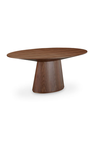 Walnut Veneer Oval Dining Table | Novi Living Otago