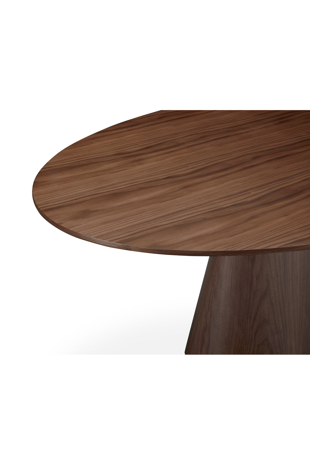 Walnut Veneer Oval Dining Table | Novi Living Otago