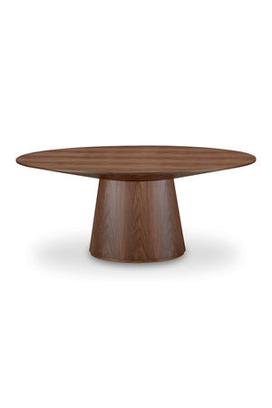 Walnut Veneer Oval Dining Table | Novi Living Otago