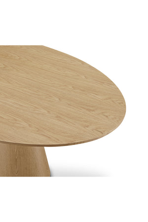 Oval Natural Oak Dining Table | Novi Living Otago