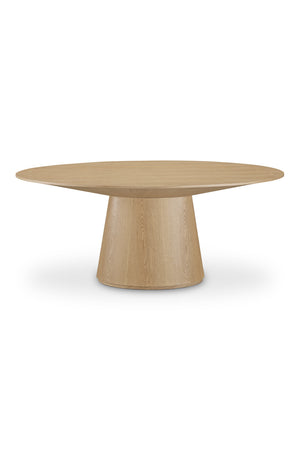 Oval Natural Oak Dining Table | Novi Living Otago