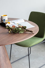 Modern European furniture - Round Wooden Dining Table - www.oroa.com