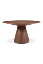 Modern European furniture - Round Oak Veneer Dining Table - www.oroa.com