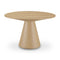 Modern European furniture - Round Oak Veneer Dining Table - www.oroa.com