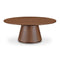 Modern European furniture - Round Oak Veneer Coffee Table - www.oroa.com