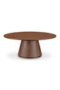 Modern European furniture - Round Oak Veneer Coffee Table - www.oroa.com
