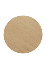 Modern European furniture - Round Oak Veneer Coffee Table - www.oroa.com