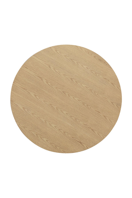 Modern European furniture - Round Oak Veneer Coffee Table - www.oroa.com
