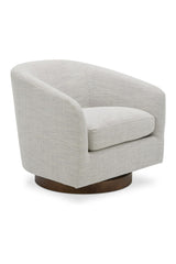 Modern European furniture - Curved Swivel Accent Chair - www.oroa.com