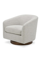 Modern European furniture - Curved Swivel Accent Chair - www.oroa.com