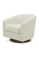 Modern European furniture - Curved Swivel Accent Chair - www.oroa.com