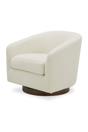 Modern European furniture - Curved Swivel Accent Chair - www.oroa.com