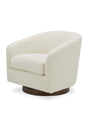 Modern European furniture - Curved Swivel Accent Chair - www.oroa.com