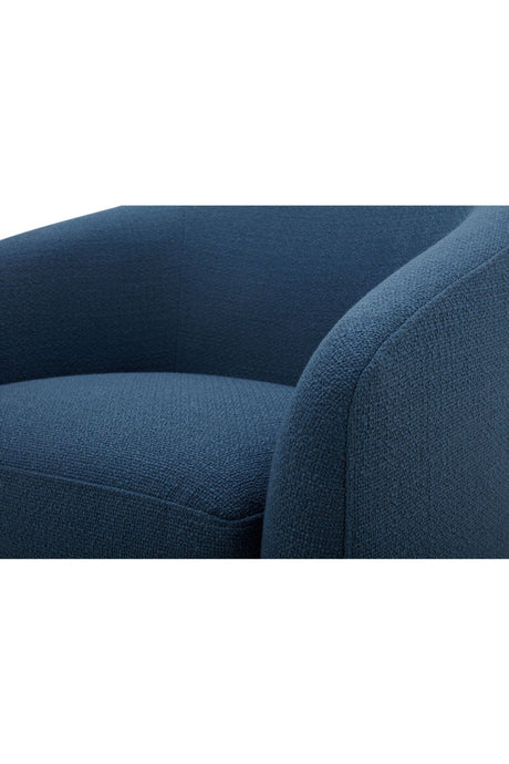 Modern European furniture - Curved Swivel Accent Chair - www.oroa.com