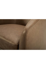Modern European furniture - Curved Swivel Accent Chair - www.oroa.com