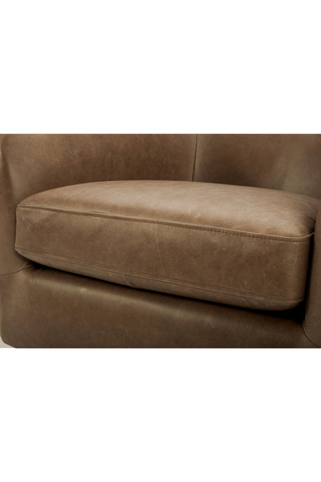 Modern European furniture - Curved Swivel Accent Chair - www.oroa.com