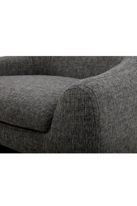 Modern European furniture - Sloped-Arm Lounge Chair - www.oroa.com