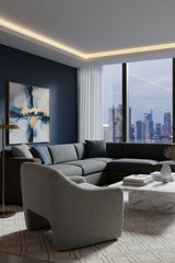 Modern European furniture - Sloped-Arm Lounge Chair - www.oroa.com