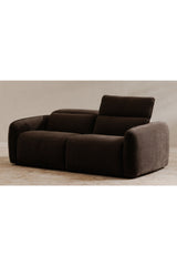 Modern European furniture - Gray Power Recliner Sofa - www.oroa.com