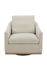 Modern European furniture - Barrel Back Swivel Lounge Chair - www.oroa.com