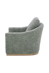 Modern European furniture - Barrel Back Swivel Lounge Chair - www.oroa.com