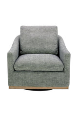Modern European furniture - Barrel Back Swivel Lounge Chair - www.oroa.com