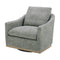 Modern European furniture - Barrel Back Swivel Lounge Chair - www.oroa.com