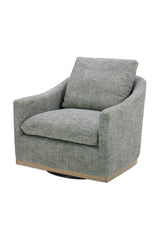 Modern European furniture - Barrel Back Swivel Lounge Chair - www.oroa.com