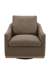 Modern European furniture - Barrel Back Swivel Lounge Chair - www.oroa.com
