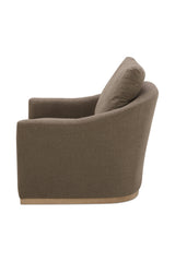 Modern European furniture - Barrel Back Swivel Lounge Chair - www.oroa.com