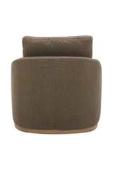 Modern European furniture - Barrel Back Swivel Lounge Chair - www.oroa.com