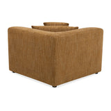 Modern or European furniture - Brown Fabric Corner Chair - www.oroa.com