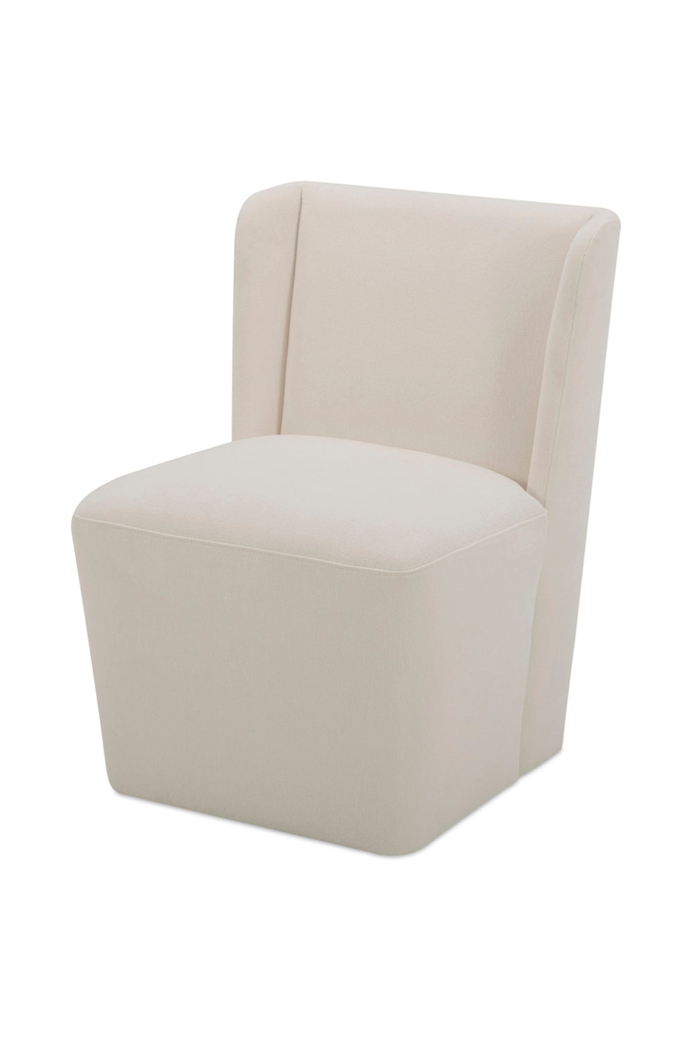 Modern European furniture - Upholstered Rolling Dining Chair - www.oroa.com