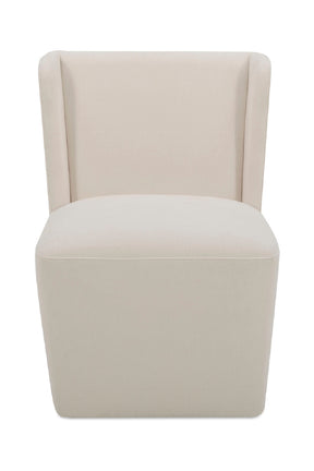 Modern European furniture - Upholstered Rolling Dining Chair - www.oroa.com