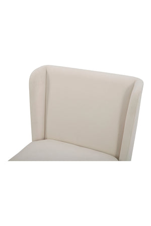 Modern European furniture - Upholstered Rolling Dining Chair - www.oroa.com