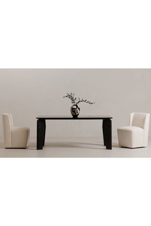 Modern European furniture - Upholstered Rolling Dining Chair - www.oroa.com