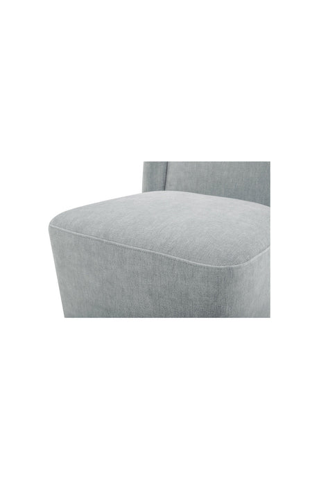 Modern European furniture - Upholstered Rolling Dining Chair - www.oroa.com