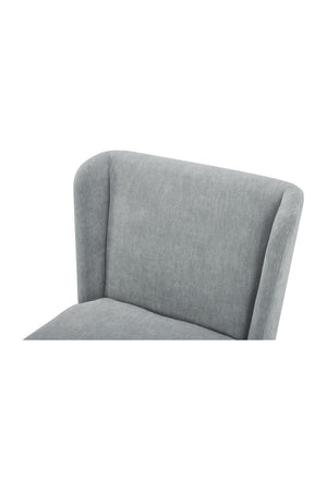 Modern European furniture - Upholstered Rolling Dining Chair - www.oroa.com