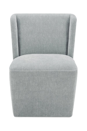 Modern European furniture - Upholstered Rolling Dining Chair - www.oroa.com