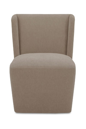 Modern European furniture - Upholstered Rolling Dining Chair - www.oroa.com