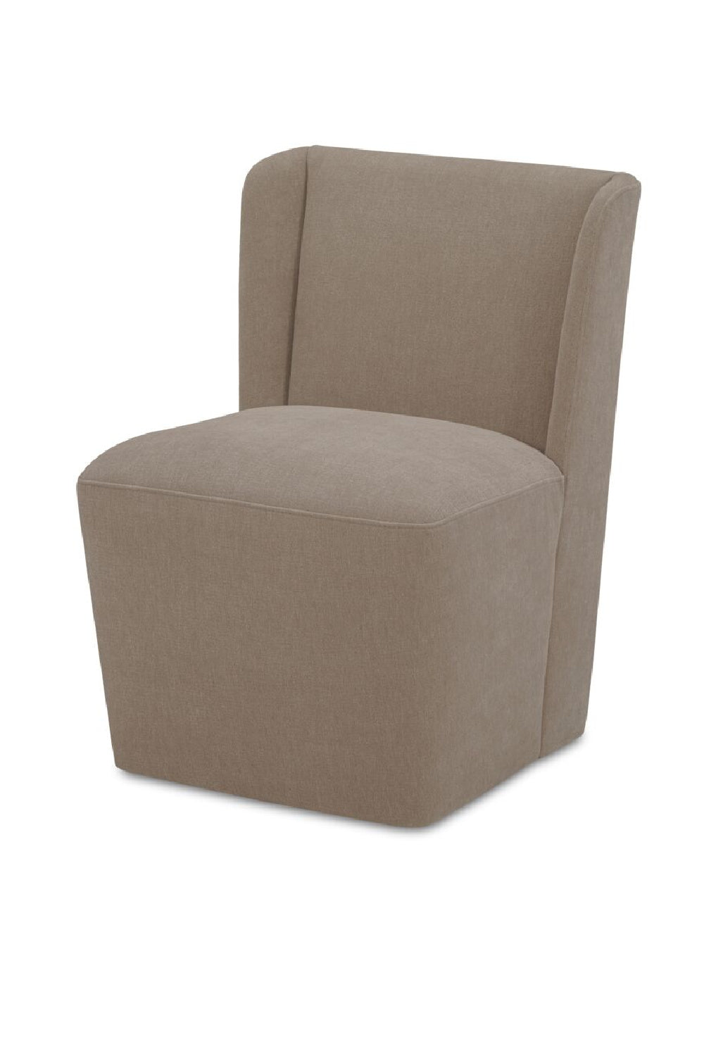 Modern European furniture - Upholstered Rolling Dining Chair - www.oroa.com