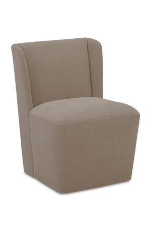 Modern European furniture - Upholstered Rolling Dining Chair - www.oroa.com