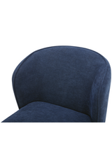 Modern European furniture - Curved Back Rolling Dining Chair - www.oroa.com