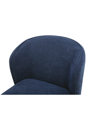 Curved Back Rolling Dining Chair | Novi Living Larson | Oroa.com